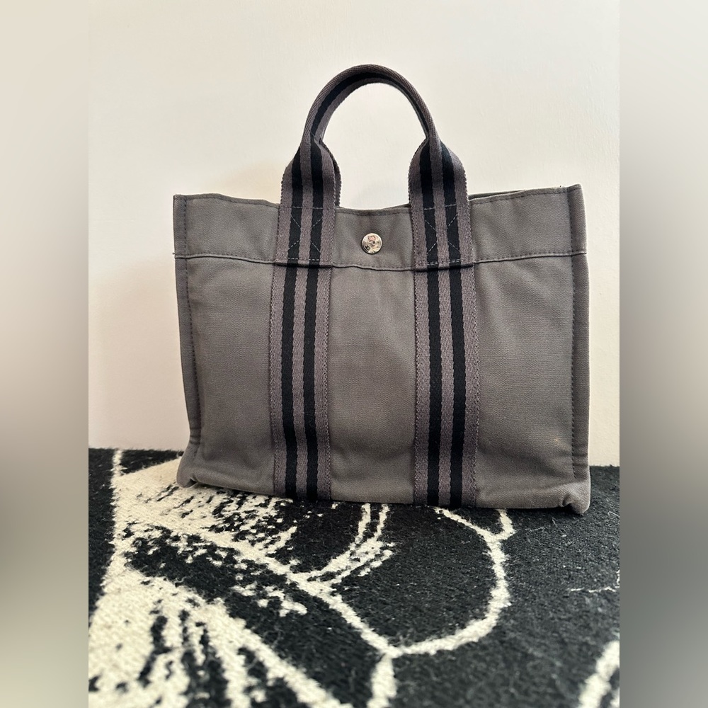 Hermes Toile Fourre-Tout PM